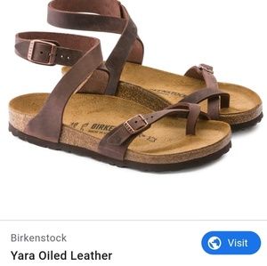 Birkenstock Yara oiled leather sandals